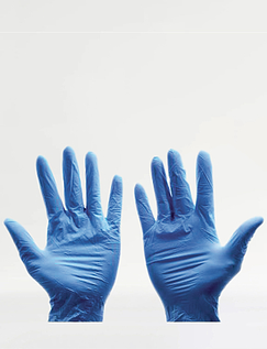 Vinyl Gloves Blue