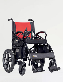 Easy Fold Electric Wheelchair Red