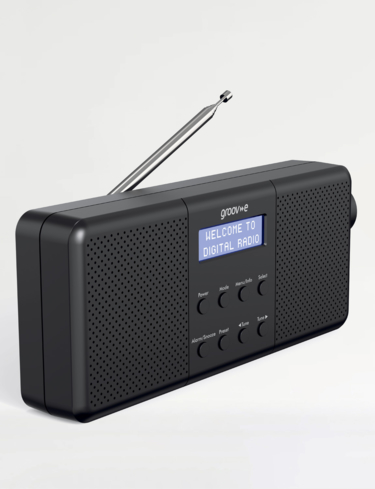 Groove Portable Rechargeable Stereo DAB FM Radio