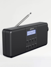 Groove Portable Rechargeable Stereo DAB FM Radio Black