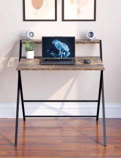 Space Saving Desk Wood