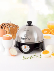 Nutri Q Egg Cooker Silver