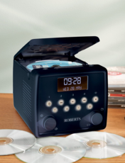Roberts Stereo CD Alarm Clock Radio Black