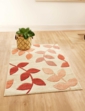 Leaf Rug Larger Size Green