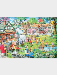 Seasons On The Green 4 x 500pc Boxed Jigsaw Set Multi