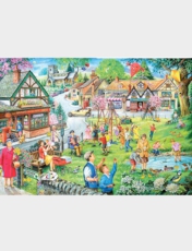 Seasons On The Green 4 x 500pc Boxed Jigsaw Set Multi