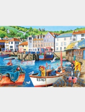 Days At The Dock 4 x 500pc Boxed Jigsaw Set Multi
