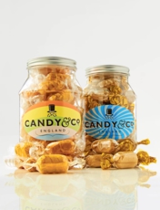 Sweet Peanuts and Chocolate Crunch Set of 2 Traditional Sweet Jars Multi