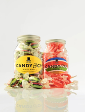 Liquorice Aniseed and Aniseed Twist Set of 2 Traditional Sweet Jars Multi