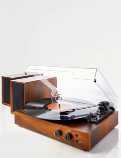 Harrow Record Player Wood