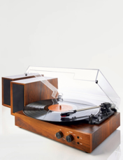 Harrow Record Player Wood