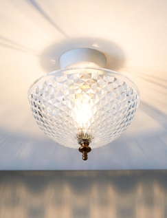 Crystal Clip On Lightshade Clear