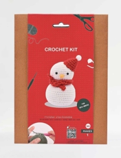 Snowman Crochet Kit Multi