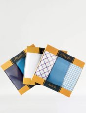 Set Of 3 Packs Of 3 Mens Handkerchiefs Multi