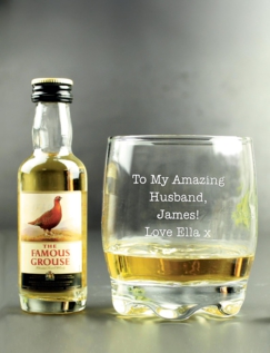 Personalised Whisky Miniature Set Multi