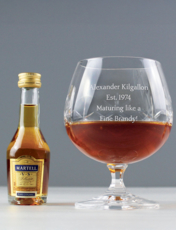 Personalised Brandy Miniature Set Multi