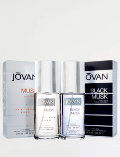 Jovan Platinum and Black Musk Set Multi