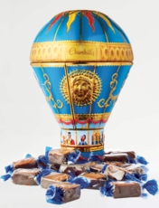 Chocolate Dipped Fudge Balloon Tin Money Box Blue