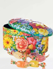 Fruit Softies English Garden Flowers Tin Multi