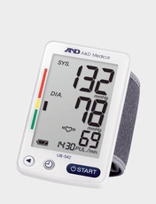 Easy Read Wrist Blood Pressure Monitor White