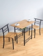 Compact Dining Set Black