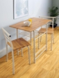 Compact Dining Set Black