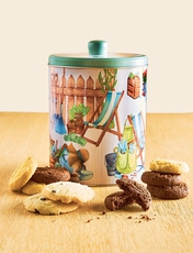Grandma Wilds Garden Retreat Biscuit Barrel Blue