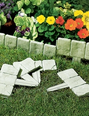 Cobble Effect Edging Grey