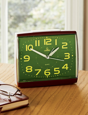 Luminous Alarm Clock Wood