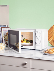 Haden Compact Microwave White