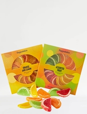 Orange Lemon and Assorted Fruits Jelly Slices 2 Pack Multi