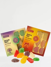 Tropical Fruits and Orchard Fruits Jelly Selection 2 Pack Multi