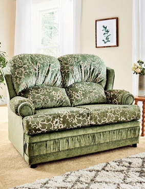 Chorlton Two Seater Settee Green