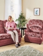 Chorlton Two Seater Settee And Chair Suite Green