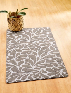 Sculptured Raindrop Rug Beige