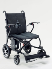 Aero Carbon Folding Powerchair Black