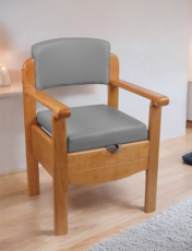 Wooden Commode Grey