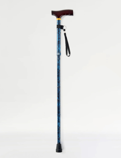 Mens Set of 2 Walking Sticks Multi