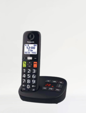 Panasonic Big Button Digital Cordless Single Telephone Black