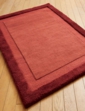 Wool Border Rug Large Green