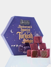 Liquorice and Blackcurrant Flavoured Turkish Delight Multi