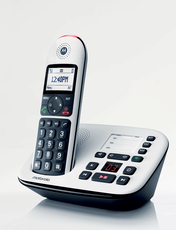 Motorola Cordless Single Telephone with Answering Machine Silver