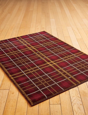 Tartan Rug Blue