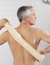 Long Reach Loofah Beige