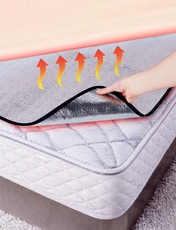 Heat Reflective Bed Sheet Underlay Silver