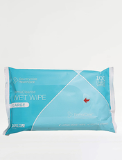 Primacare Large Moist Bodywipes White