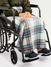 Fleece Lap Blanket Tartan