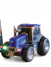 Classic Tractor Rechargeable Radio Blue