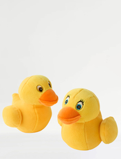 Set of 2 Squishy Ducks Multi