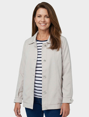 Blouson Jacket With Piping BEIGE
